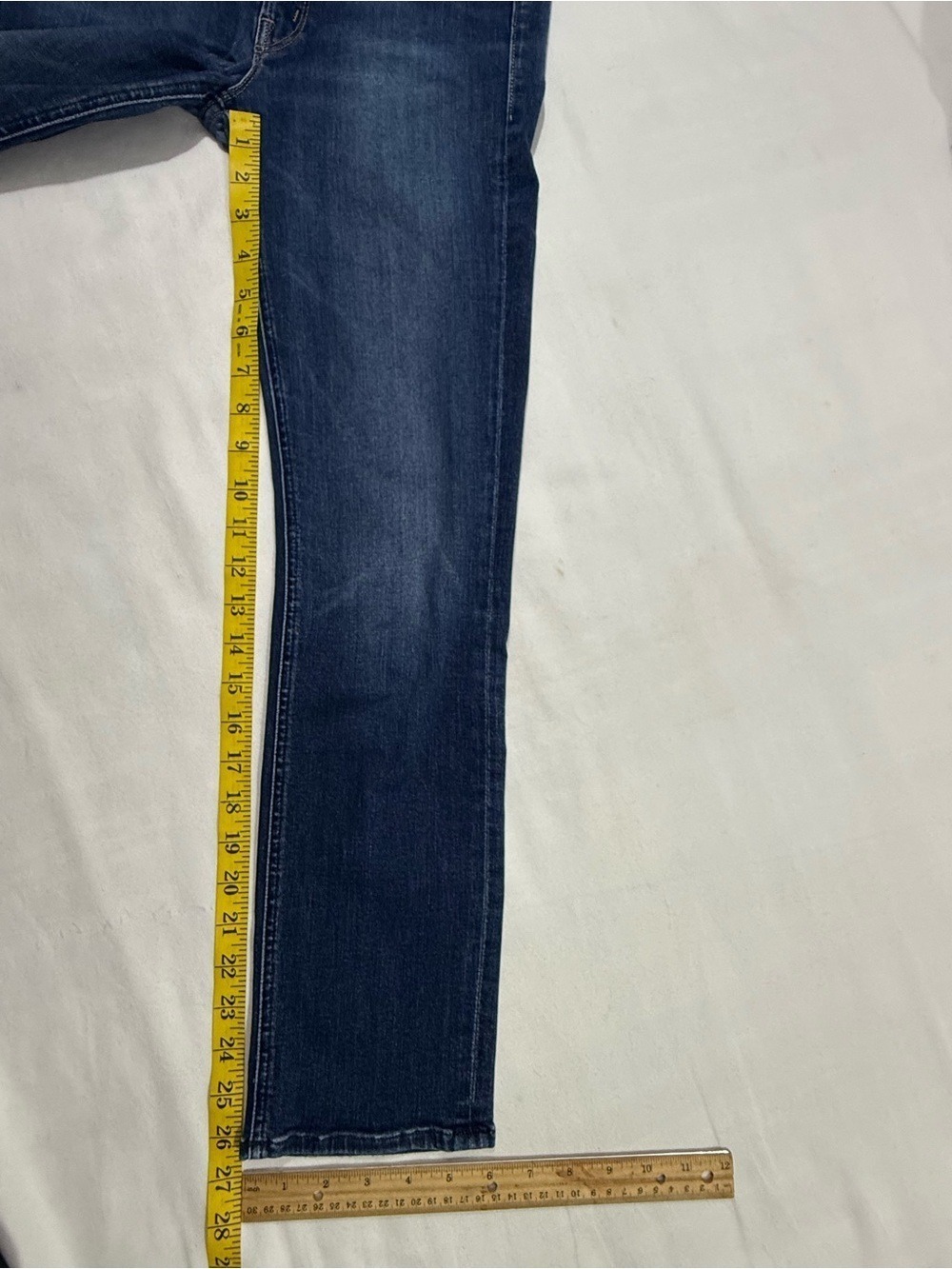 MOTHER The Mid Rise Dazzler Ankle Teaming Up Jeans Womens 27 Skinny Stretch - Picture 7 of 14